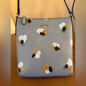 Coach Blue Floral Crossbody Bag